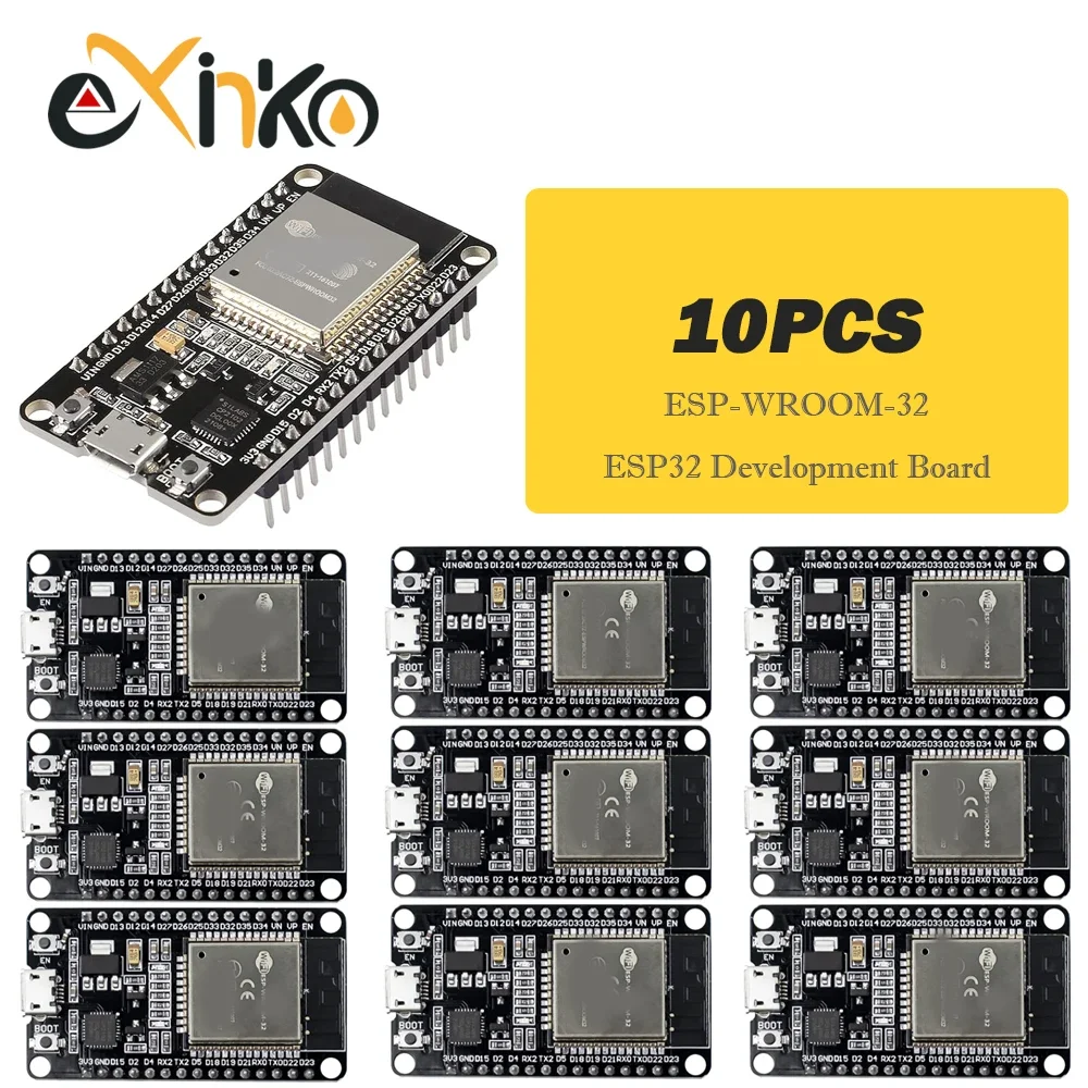 1-10 Uds. Placa de desarrollo ESP32 ESP32 WiFi + Bluetooth consumo de energía ultrabajo ESP-32 de doble núcleo ESP-32S ESP 32 Similar ESP8266