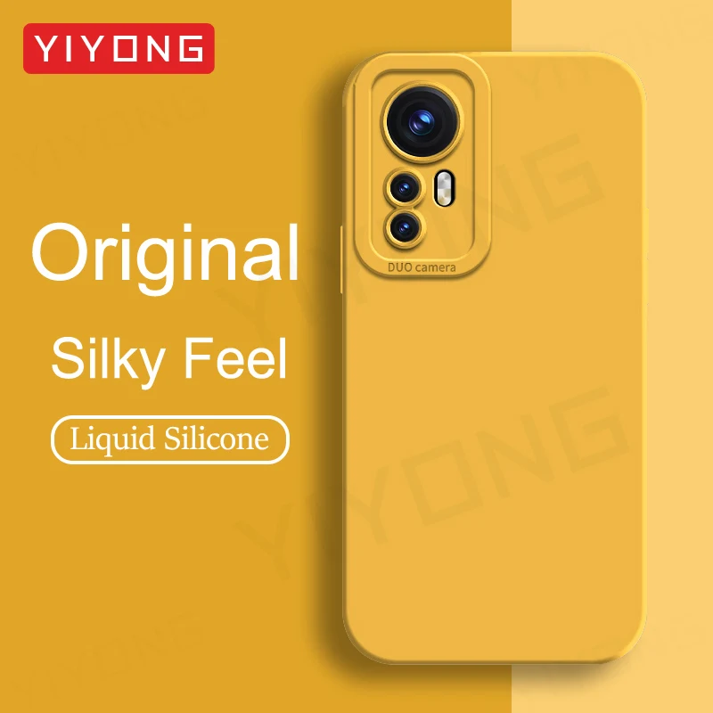 Funda Mi12 Mi12X YIYONG, funda de silicona líquida suave y sedosa para Xiaomi Mi 12X12X 12T 11 13 13T Pro Mi12T Mi13 Mi11 Lite 5G - imagen 2