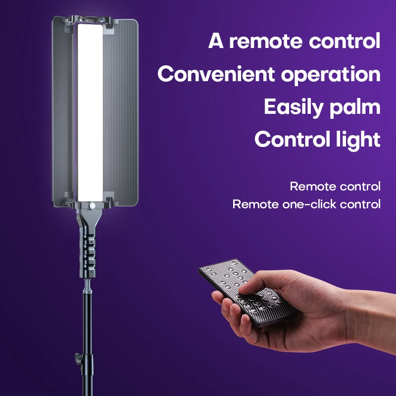 Kit de palo de luz LED de 22W, varita de luz de vídeo RGB de mano, regulable, 3000K ~ 6000K, para YouTube y estudio de fotografía - imagen 3