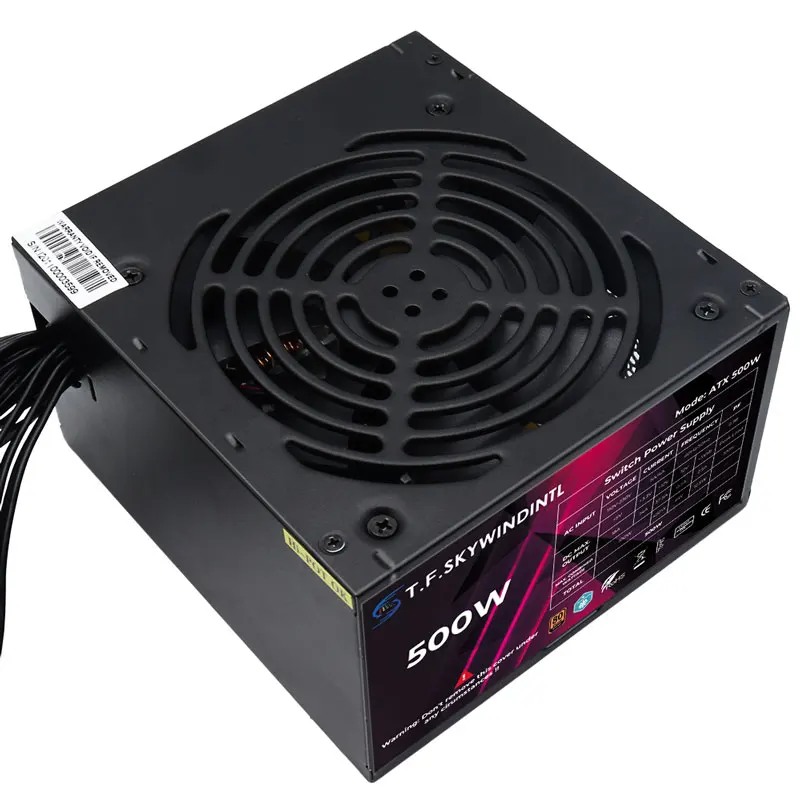 T.F.SKYWINDINTL 500W PSU ATX 80 Plus Fuente de alimentación para PC para computadora 110V 220V para PC para juegos - imagen 3