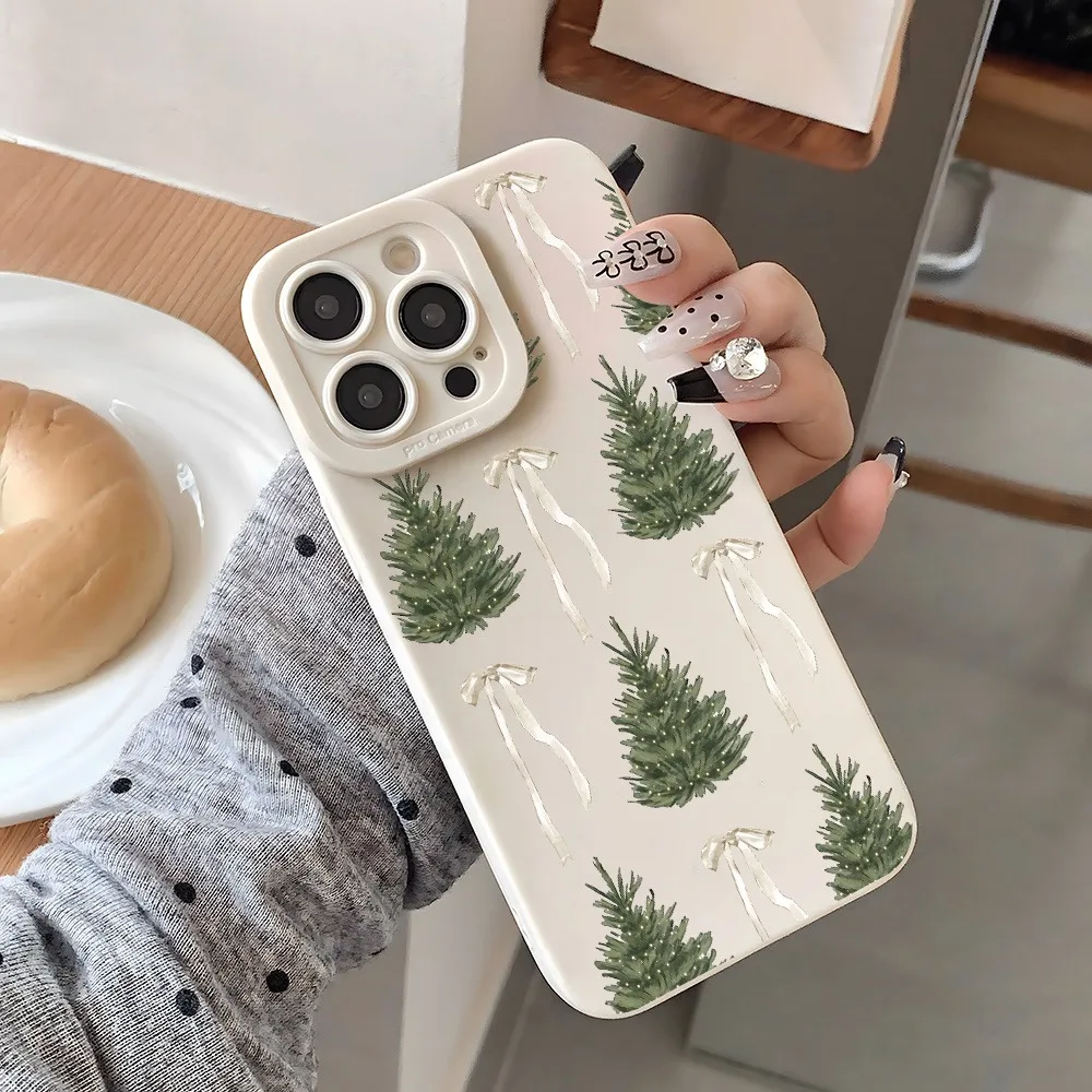 Funda de teléfono con diseño de lazo de árbol de Navidad para Samsung Galaxy A56 A55 A54 A53 A52 A36 A26 A16 S25 Ultra S24 FE S23 S22 Plus - imagen 5