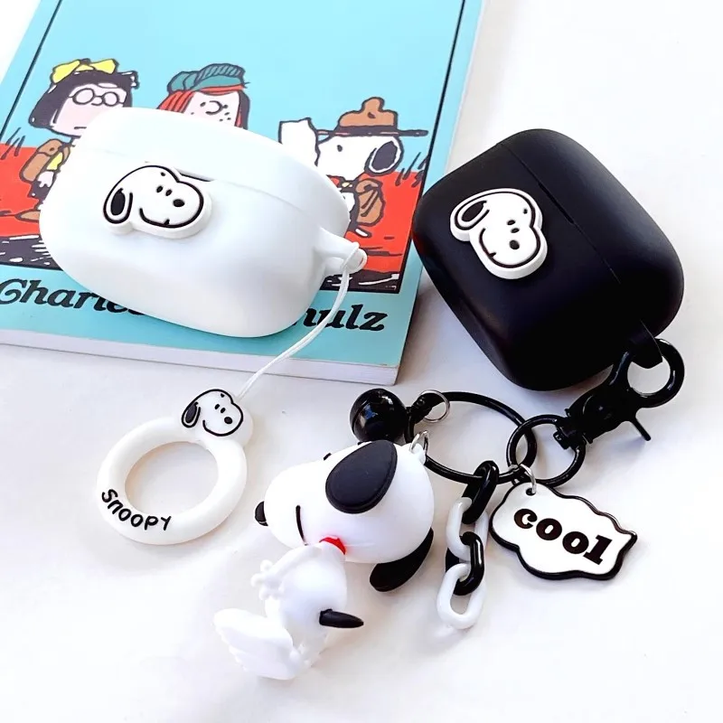 MINISO Snoopy funda para auriculares Sony LinkBuds S funda protectora de silicona para auriculares inalámbricos Sony WF-1000XM 4/5 - imagen 2