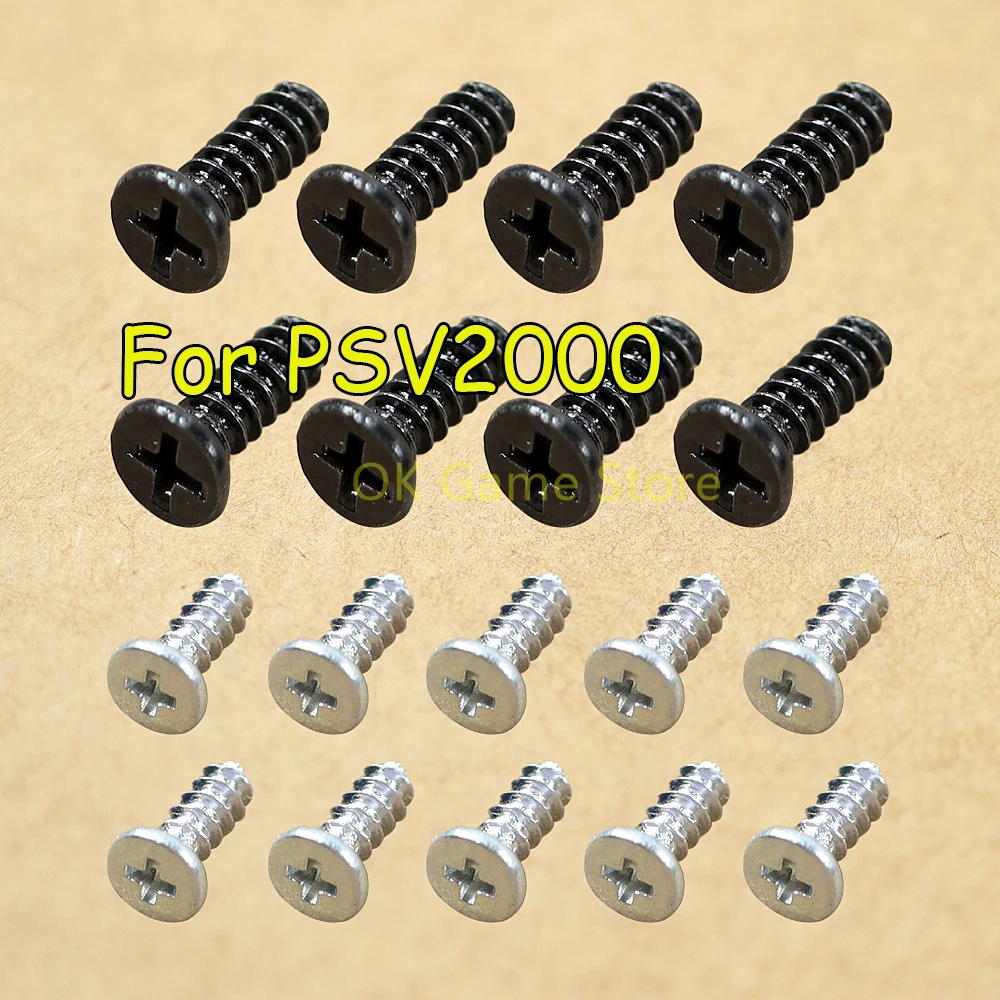 Para tornillos de consola Psvita 2000 para PSV 2000 tornillos completos para reemplazo de juego de tornillos Psvita 2000