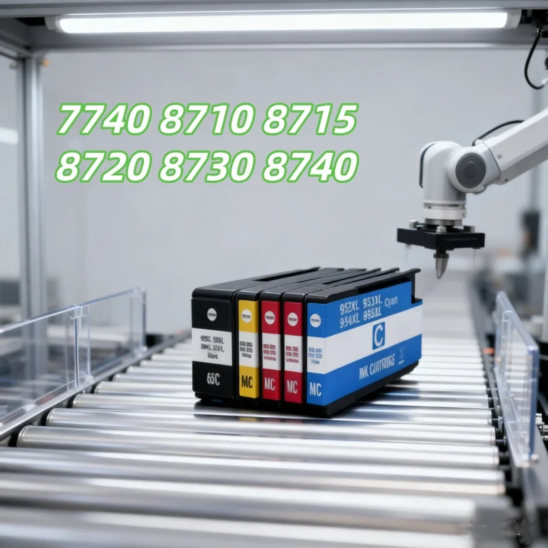 Derisa Compatible con cartucho de tinta hp954 954 XL 954XL para impresora HP OfficeJet Pro 7740 8710 8715 8720 8730 8740 8210 8216 8725