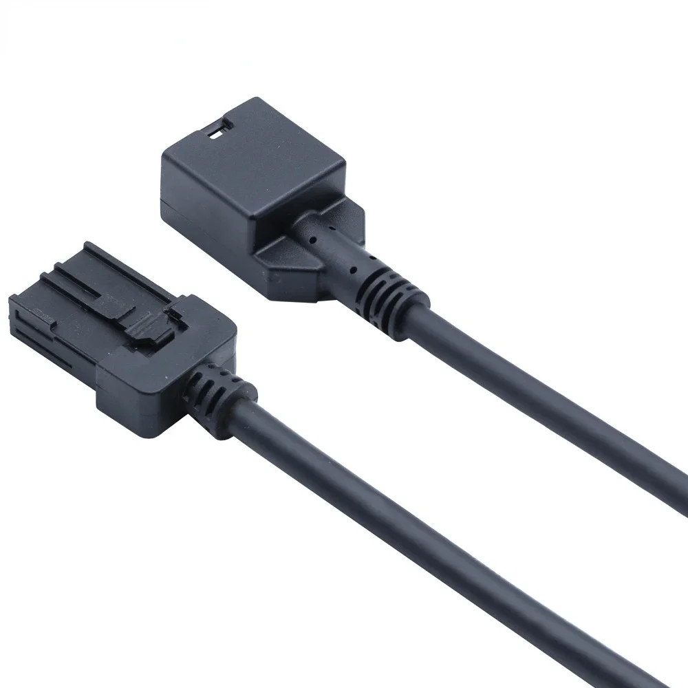 Cable HDMI moldeado negro de alta definición 1,4 V para coche 4K con 19P, conector HDMI tipo E macho a HDMI tipo E hembra - imagen 4