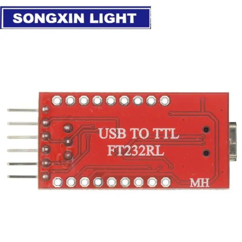 FT232RL FT232 USB a TTL 5V 3.3V Cable de descarga al módulo adaptador serie USB a 232 - imagen 3