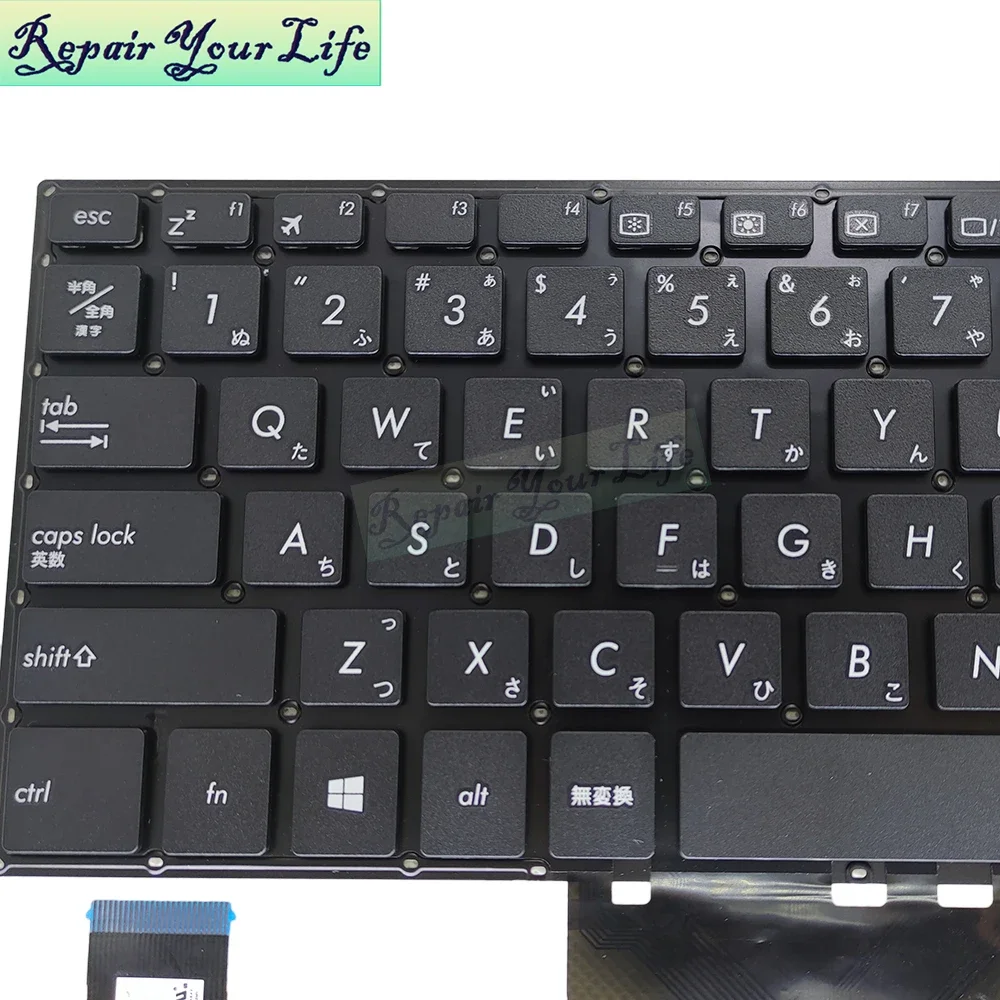 Teclado japonés para ordenador portátil ASUS X507 F507 X507LA X507UA X507UB Y5000U R523U JP teclados japoneses sin retroiluminación 0KN1-3X1JP12 - imagen 4