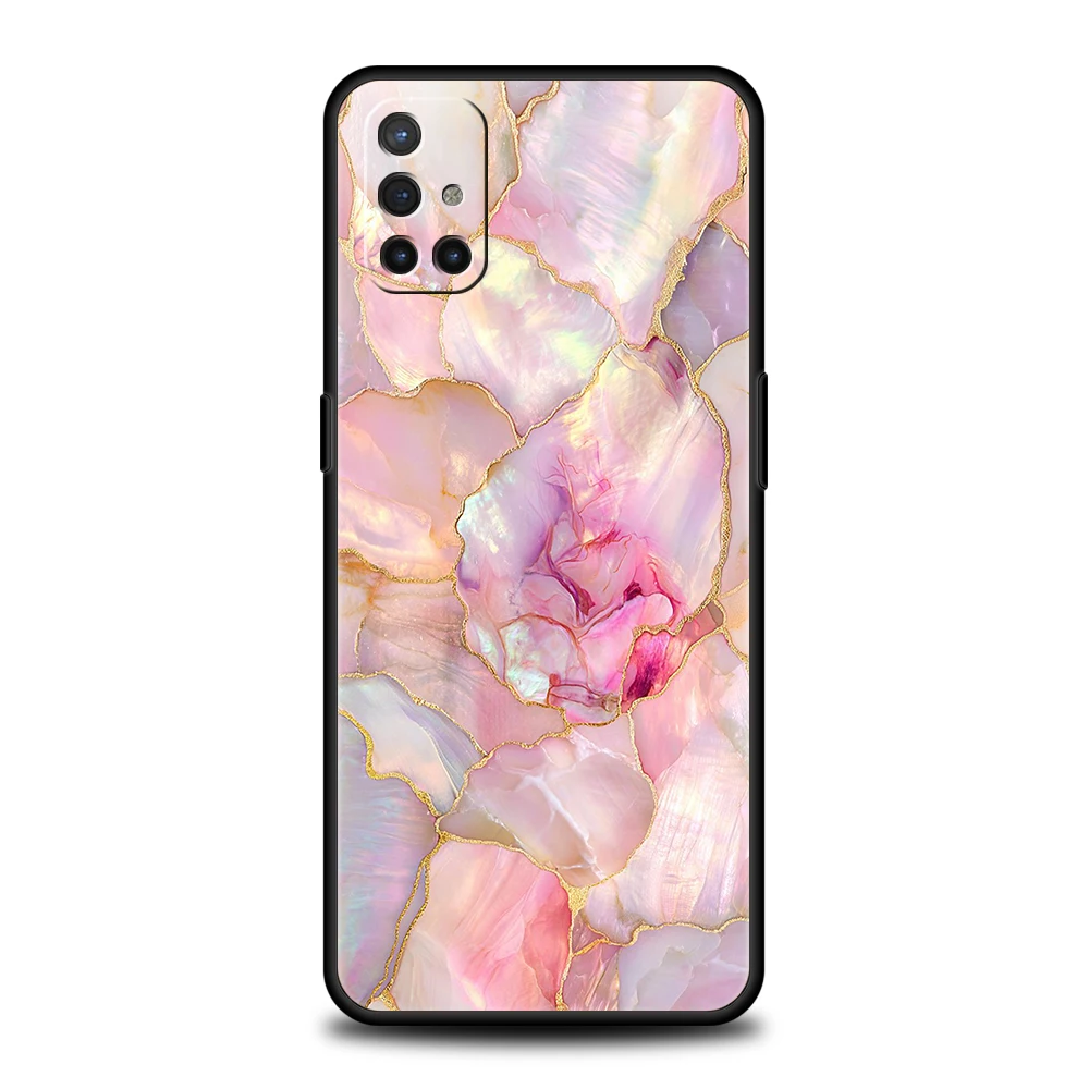 Funda de teléfono para OnePlus 13 12 11 10 9 Pro 9T 13R 12R 10R 9RT 10T 8T 8 Nord 2T CE 2 3 5G N30 cubierta de moda oro rosa mármol - imagen 4