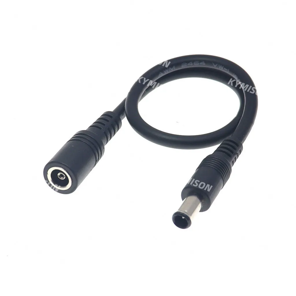 6,5mm * 4,4mm macho a 6,5*4,4mm hembra adaptador de cargador de corriente CC Cable de extensión para portátiles Sony, monitor LG Samsung - imagen 3