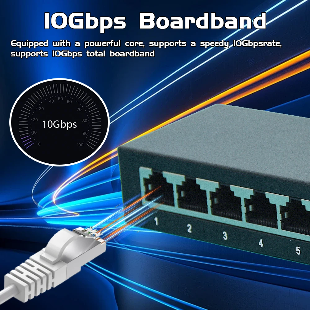 Conmutador POE OPTFOCUS 1000M GIGABIT 5 puertos PoE 48V 15W 30W 802.3af 802.3at divisor de concentrador Ethernet activo para cámaras CCTV - imagen 5