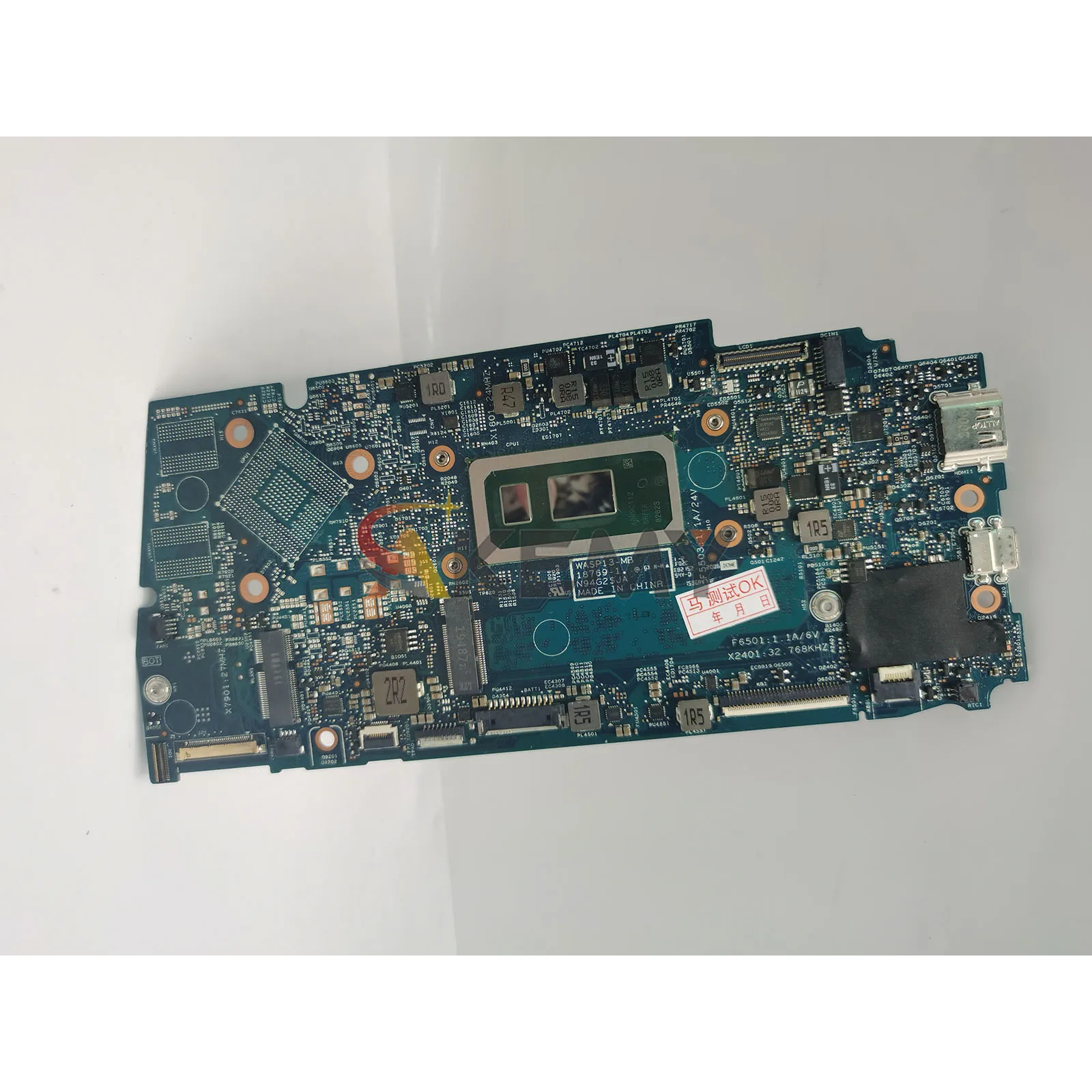 Para Dell Latitude 3301 Vostro 5390 5391 7391 placa base para ordenador portátil WASP13-MB 18769-1 CN-02D48N 0F62D6 01NFHD 100% completamente probado - imagen 3