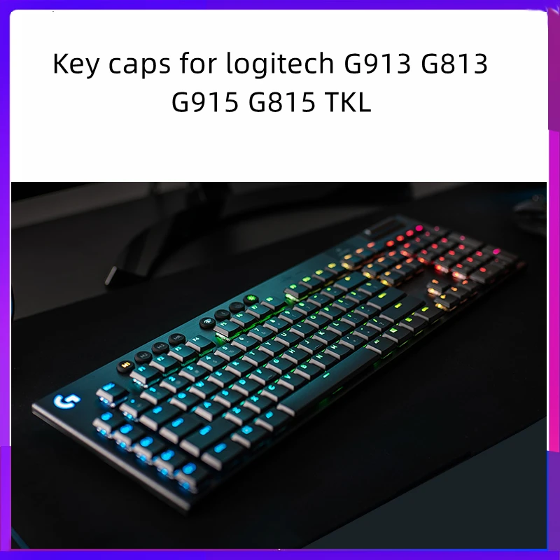 Tapa de tecla espacial ESC Ctrl Alt Shift Tab Capslock para teclado mecánico Logitech G913 G915 G813 G815 TKL