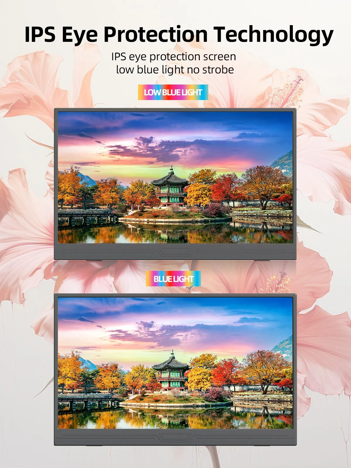 ZSUS-Monitor portátil de 15,6 pulgadas, 1080P, HDR, 16:9, Luz Azul baja para XBox, PS4/5, Switch, teléfono móvil, PC, extensión Loptop - imagen 4