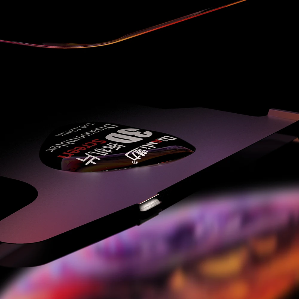 Qianli-Hoja de desmontaje ultrafina de acero inoxidable 3D, herramienta de palanca de separación de pantalla de reparación de teléfonos móviles, 0,12 MM - imagen 5