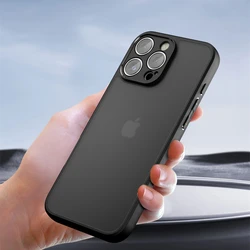 Funda para iPhone 16 Pro Max, carcasa mate antigolpes