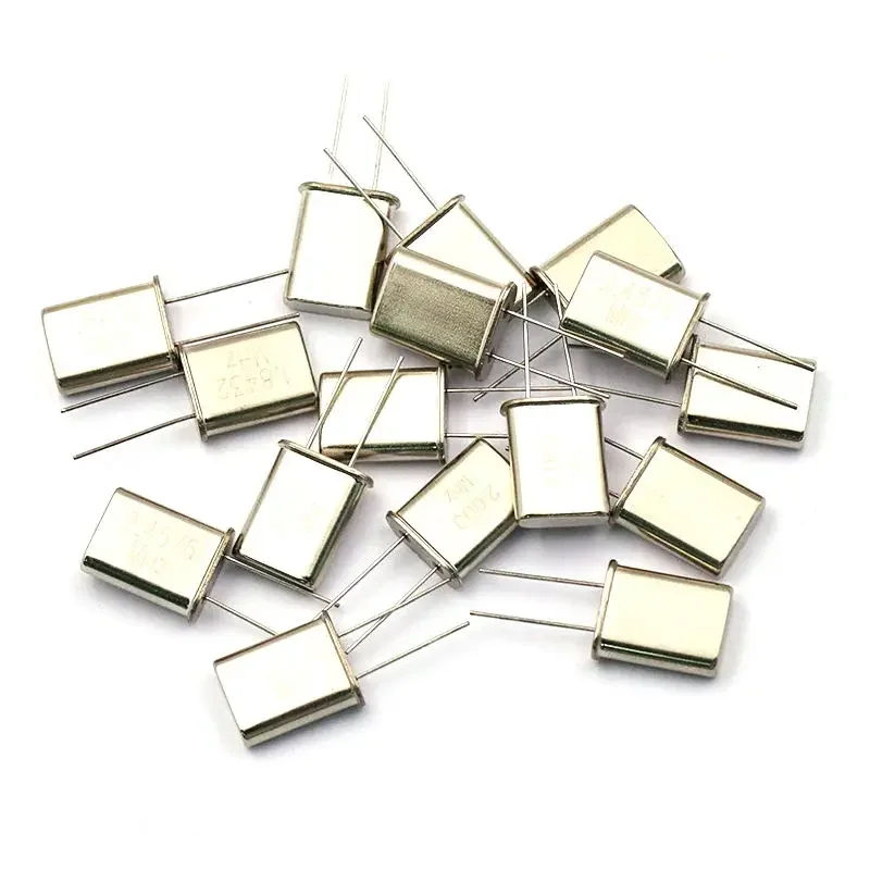 5 uds HC-49U resonador de cristal de cuarzo oscilador pasivo 49U DIP-2P 2MHz 4MHz 6MHz 8MHz 9MHz 10MHz 12MHz 16MHz 27MHz - imagen 3