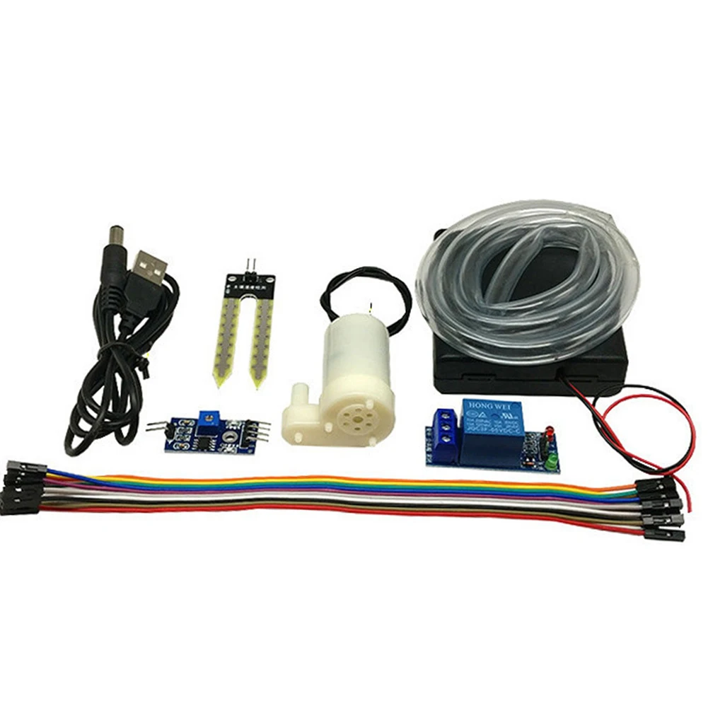Módulo de riego automático, Kit de sistema de riego, Sensor de humedad del suelo, Mini bomba de agua, manguera de 50cm para Arduino - imagen 4