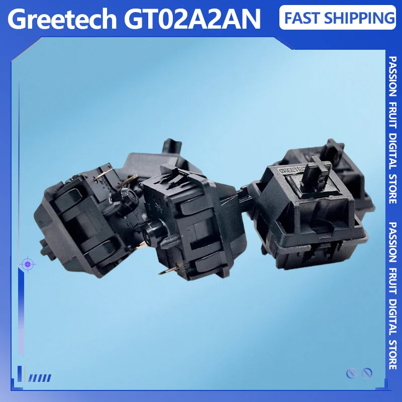 Greetech GT02A2AN interruptor de teclado mecánico tradicional OG primera edición negro clásico recto cuerpo de interruptor de luz enchufable