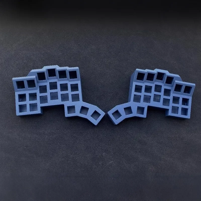 Kit de teclado mecánico dividido inalámbrico Corne, teclado mecánico dividido monomodo personalizado 3D 2,4G, compatible con ergonomía VIAL - imagen 3