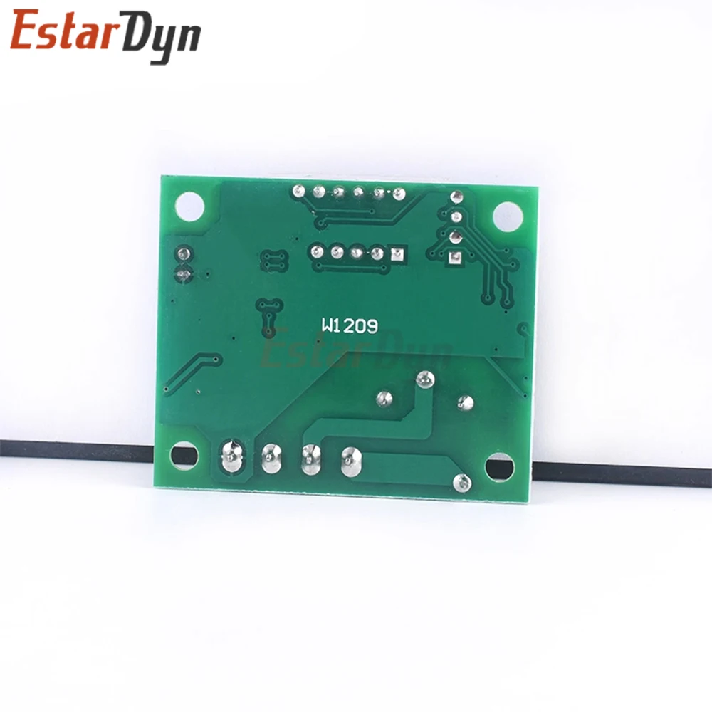 Termostato digital W1209, interruptor controlador de temperatura de 12 V CC con luz roja azul para incubadora de casero de acuario - imagen 2