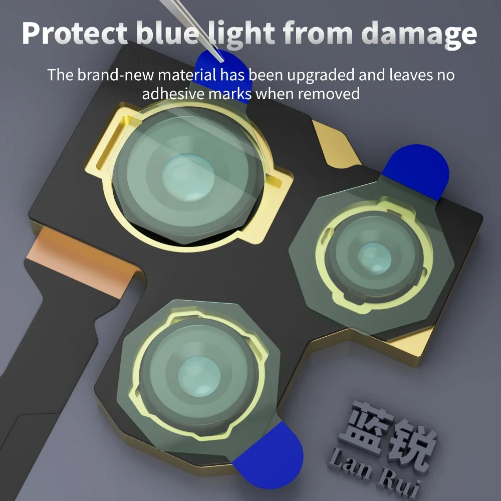 LANRUI S3 Protector de lente de 6mm/12mm 260 Uds para reparación de teléfonos móviles lente protección de luz azul herramienta antipolvo táctil antiaccidental - imagen 3