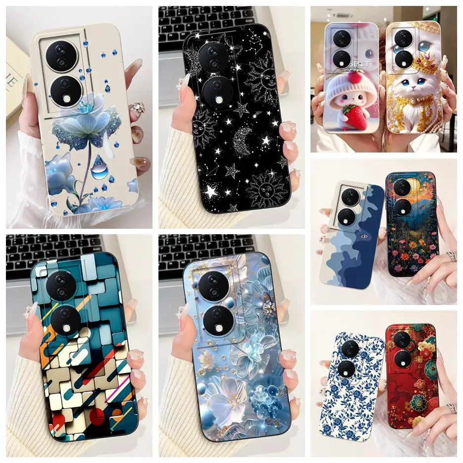 Para Honor X7 X7a X7b funda nueva moda cubierta pintada de caramelo funda de teléfono suave TPU para Honor X7b X 7a HonorX7 HonorX7a HonorX7b Shell