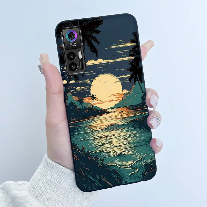 Para TCL 30 5G 30 Plus funda negra de silicona suave de lujo lindo conejo de amor divertida carcasa de teléfono para TCL 30 30 + nuevo diseño cubierta parachoques - imagen 2