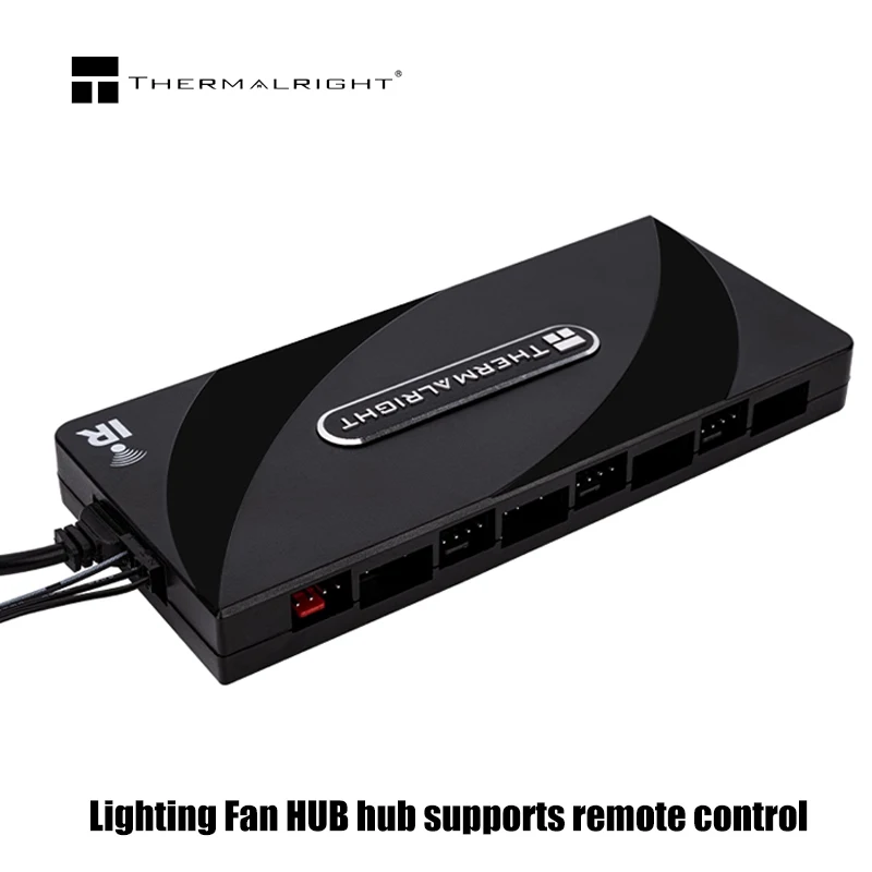 Ventilador Thermalright y ARGB HUB X8 1 a 8 expansión 4 pines PWM ventilador Hub 3 pines 5V ARGB divisor Hub controlador piezas de refrigeración de PC - imagen 4