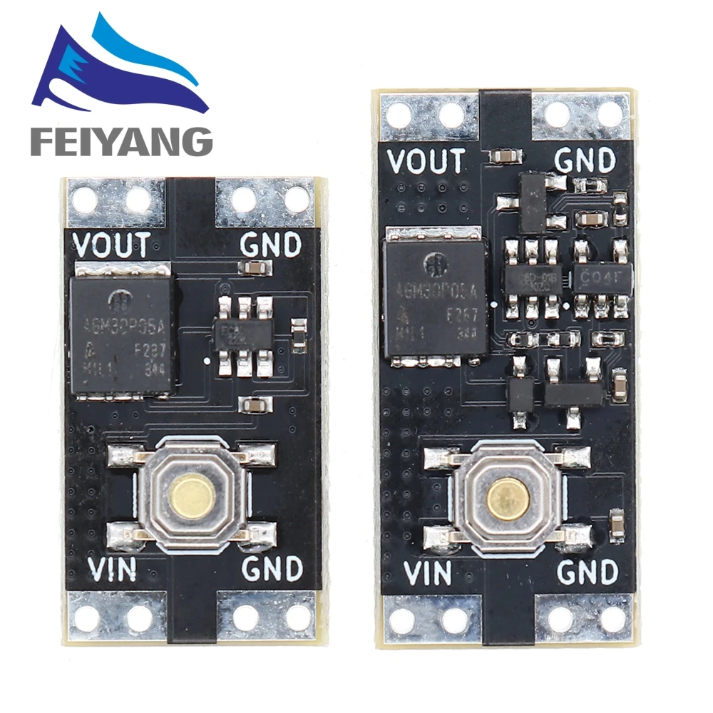 XL-10AL XL-10AH Botón de enlace único Bistable Micro Módulo de interruptor de una sola tecla 3,5-5,4 V 4,5-26 V 300nA 1.3uA Carga 10A Baja potencia