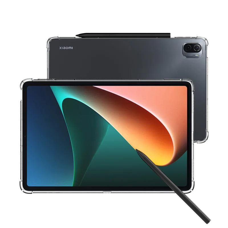 Funda de silicona TPU para Xiaomi MiPad 5 Pro, 2021, suave, anticaída, cuatro airbags, tableta, Mi Pad 5, Mipad5, 5Pro, 4 Plus, 3, 2 - imagen 3