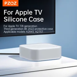 Funda Silicona PZOZ Apple TV 4K 2022 – Transparente Antigolpes