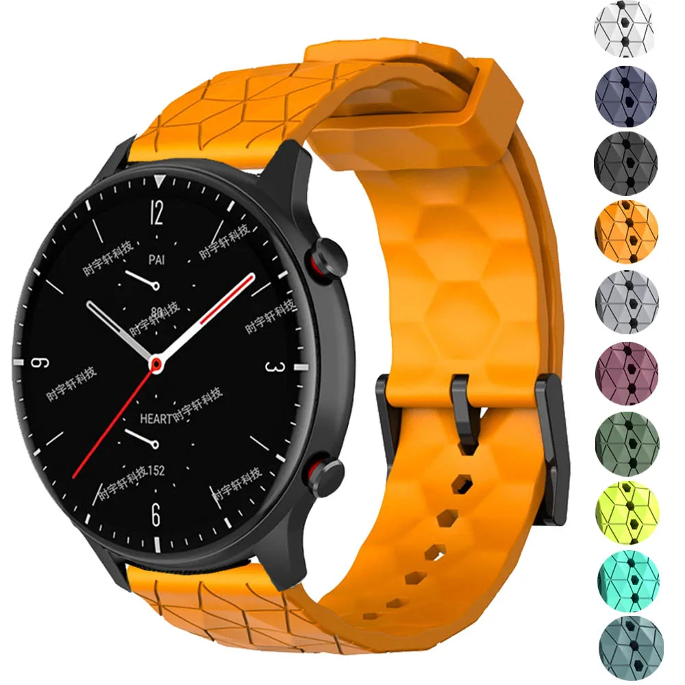 Pulsera de silicona de 22mm para Huami Amazfit GTR 47mm 4 3 2 2E pulsera Amazfit Pace Correa Amazfit GTR3 Pro