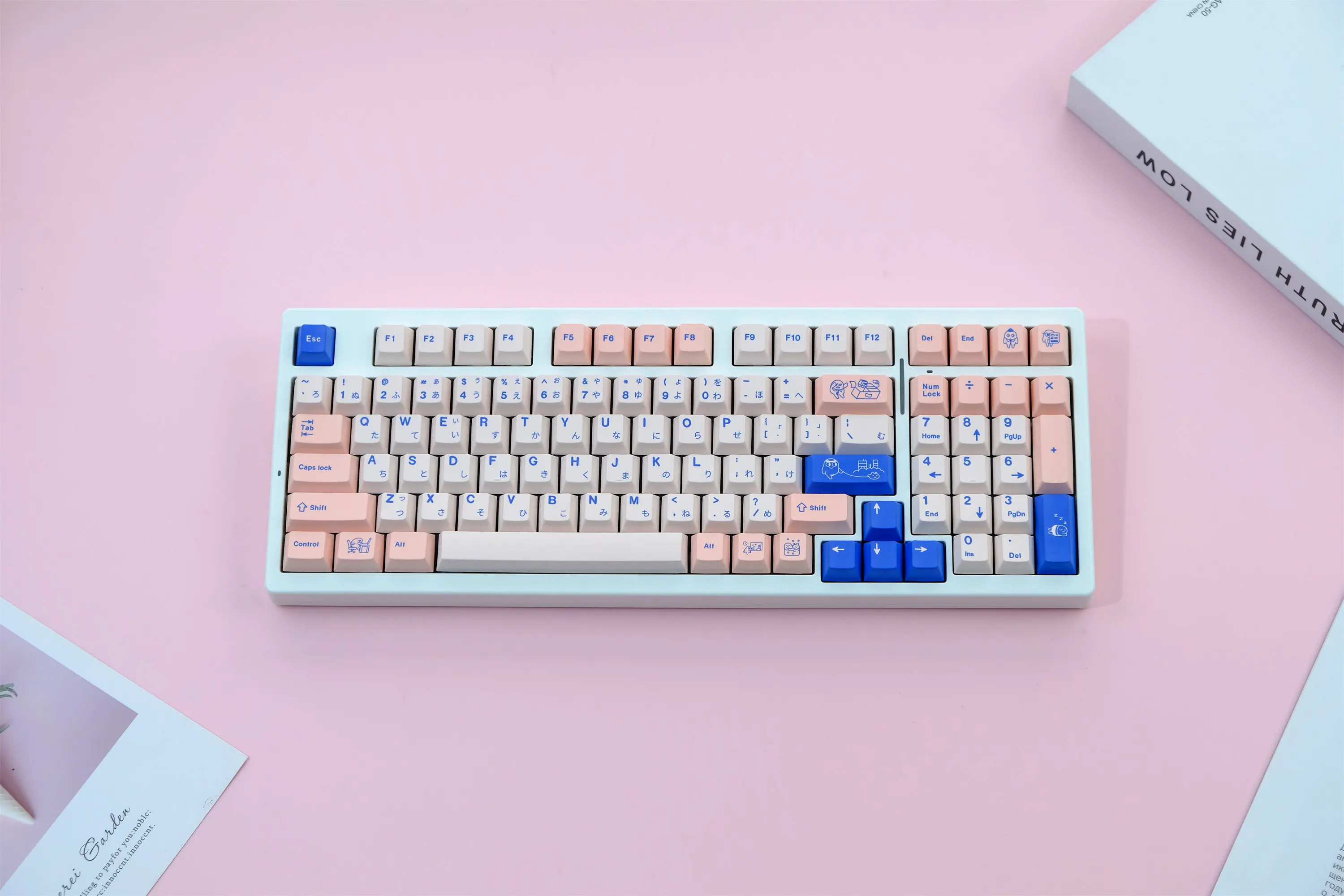 GMK-teclas PBT para teclado mecánico, accesorio con 129 teclas, perfil de cereza, DYE-SUB, personalizado