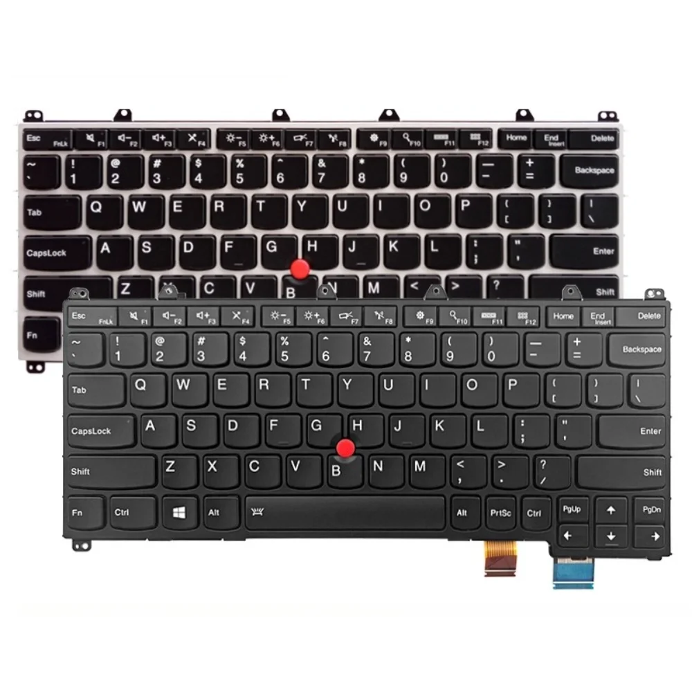 Teclado retroiluminado original de EE. UU. para ThinkPad Yoga 260 20GT 00PA124 00PA206 Yoga 370 01EN386 01AV675 X380 Yoga 01HW575 01HW615
