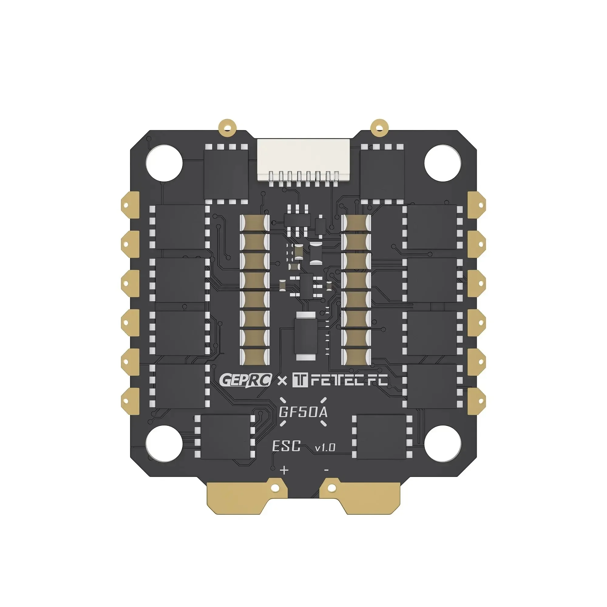 GEPRC Fettec G4 Alpha GF50A FPV Stack G473 controlador de vuelo FETTEC S2M Dshot2400 GF50A 4 en 1 ESC para FPV modelo de Dron de estilo libre - imagen 5