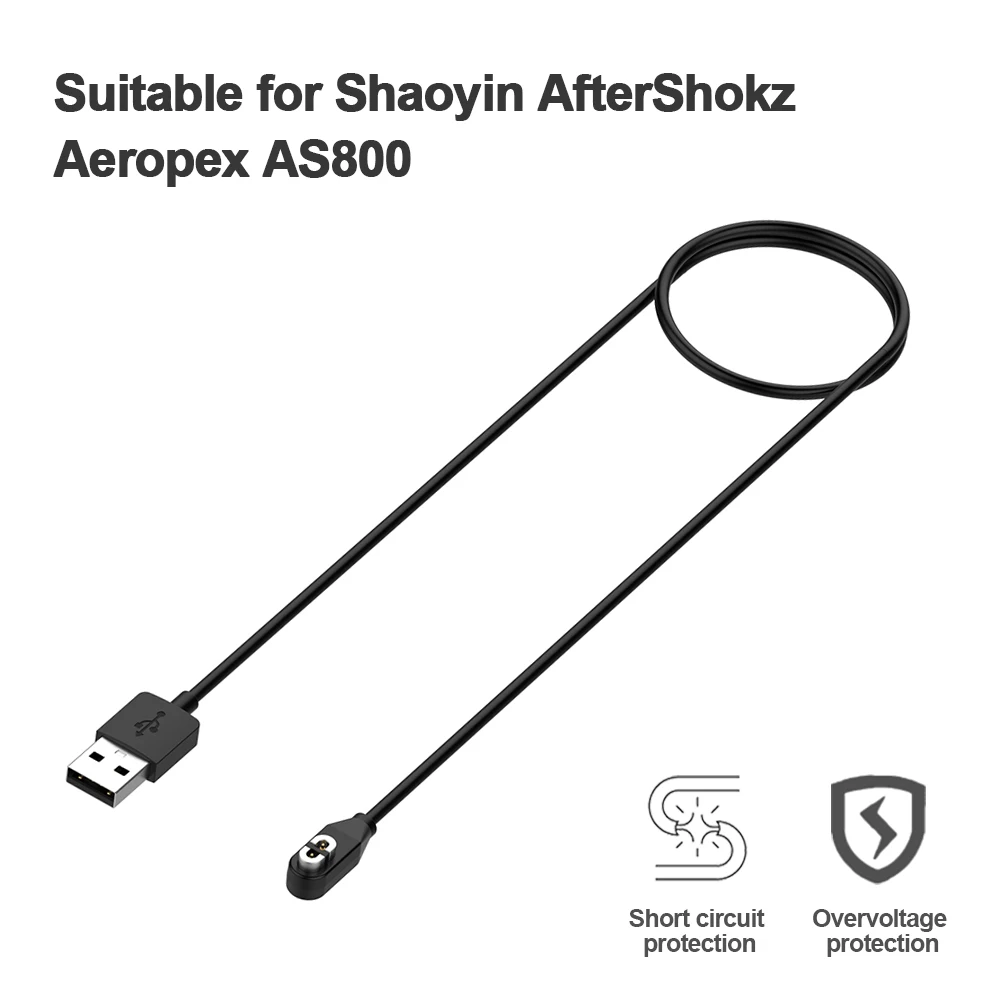 Adaptador de carga magnética, Cable cargador Compatible con auriculares Shaoyin Aftershokz Aeropex AS800 Shokz OpenRun Mini/Pro OpenComm - imagen 2