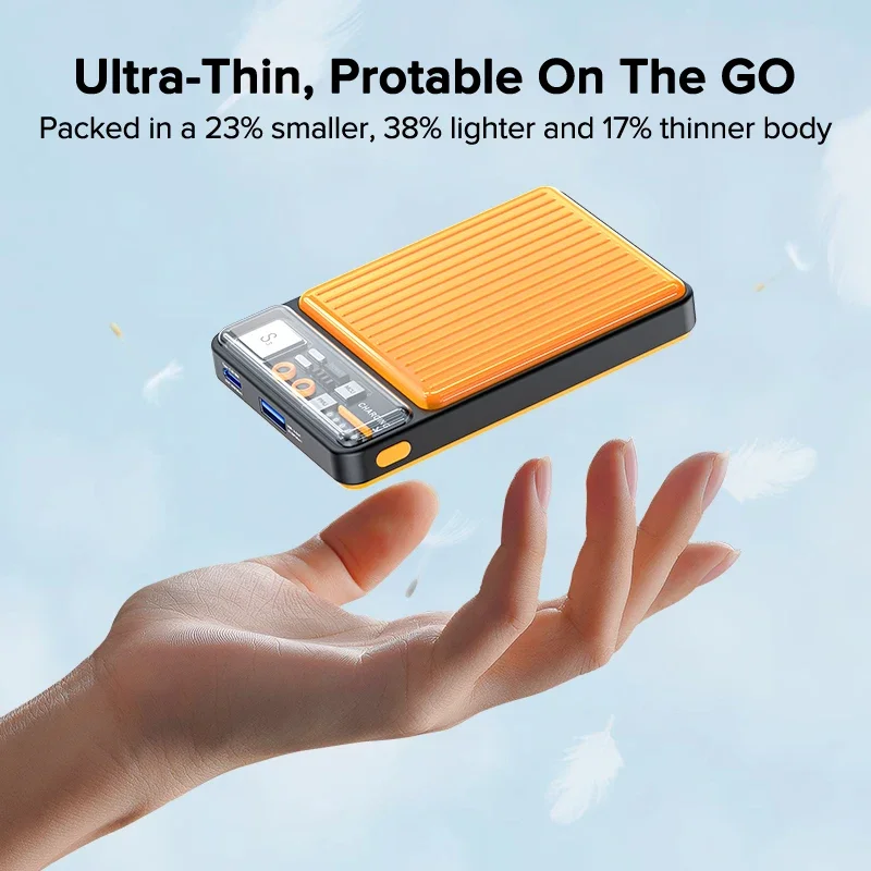 QOOVI Power Bank 22,5 W cargador portátil ultrafino Powerbank 10000mAh batería carga rápida para iPhone 16 15 Xiaomi Samsung - imagen 3