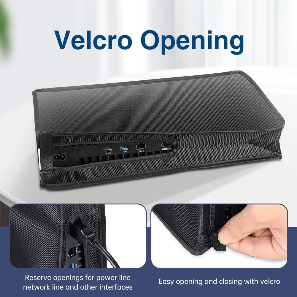 360 °   Funda protectora antipolvo para accesorios de consola de juegos óptica PS5 Slim - imagen 2