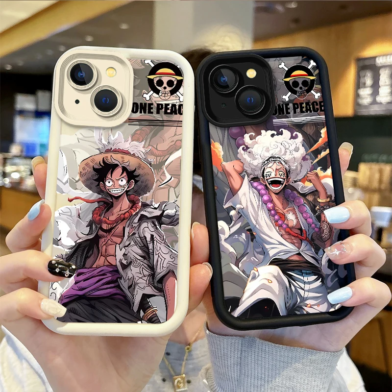 Funda de teléfono de TPU de Anime Luffy Cool One Piece, fundas de silicona para iPhone 16, 15, 14, 13, 12, 11 Pro Max, 16, 15, 14, 8, 7 Plus, X, XS Max, 8, 7 FE