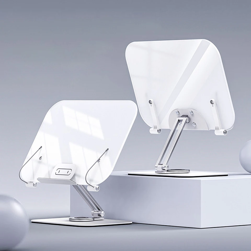 Soporte Plegable Libros Lectura Accesorio Multifuncional Giratorio 360 Grados Ajustable Acrílico Tableta Portátil 14 17.3 Pulgadas - Vista principal del producto