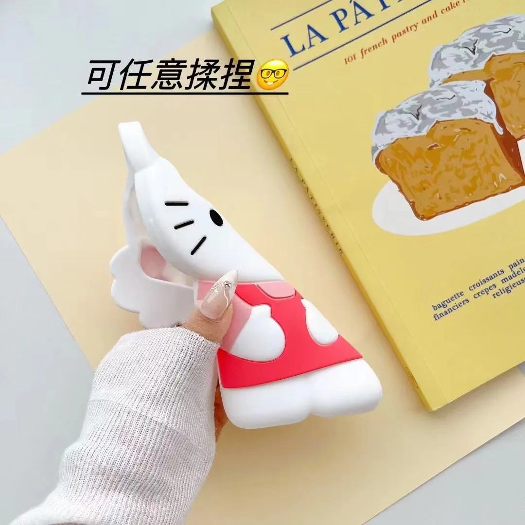 Sanrio Hello Kitty funda de teléfono estereoscópica 3D para IPhone 16 15 14 13 12 11ProMax Mini XR XS 7 8Plus funda trasera suave de silicona Y2K - imagen 4