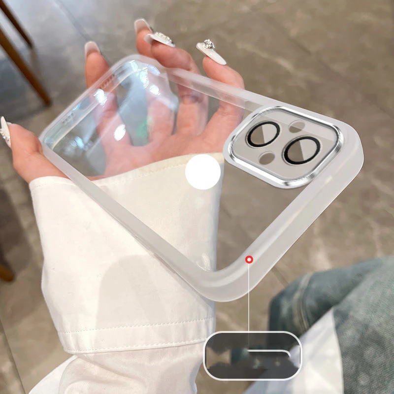 Para Xiaomi Redmi 12C funda Redmi 12C funda de teléfono Redmi 12C cubierta transparente de silicona Protector de cámara cubierta de lente - imagen 3