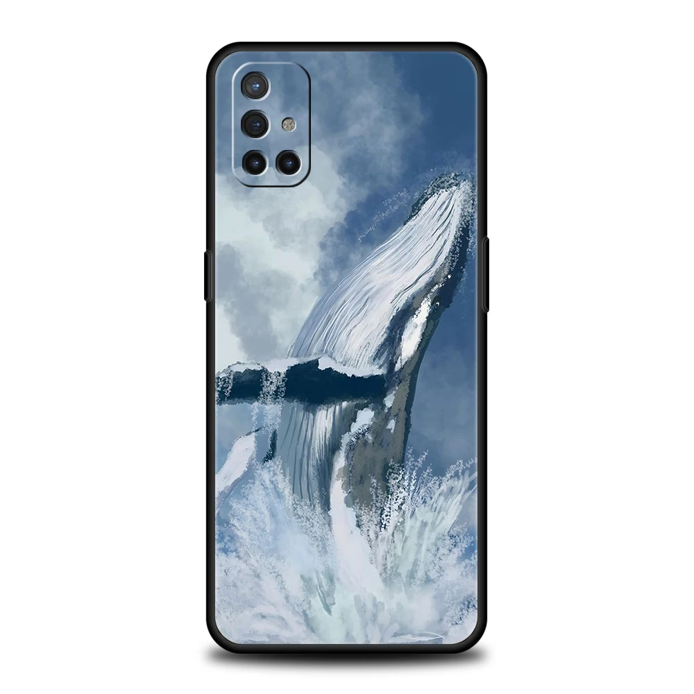 Funda de teléfono para OnePlus 13 12 11 10 9 Pro 9T 13R 12R 10R 9RT 10T 8T 8 Nord 2T CE 2 3 5G N30 cubierta delfín ballena pareja emparejada - imagen 5