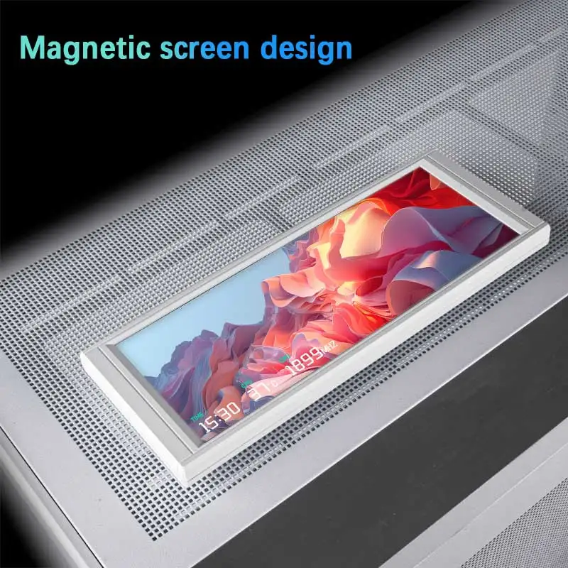 Thermalright TROFEO VISION LCD pantalla a todo color de 6,86 pulgadas funda inteligente USB pantalla secundaria resolución 1280*480 diseño magnético - imagen 5