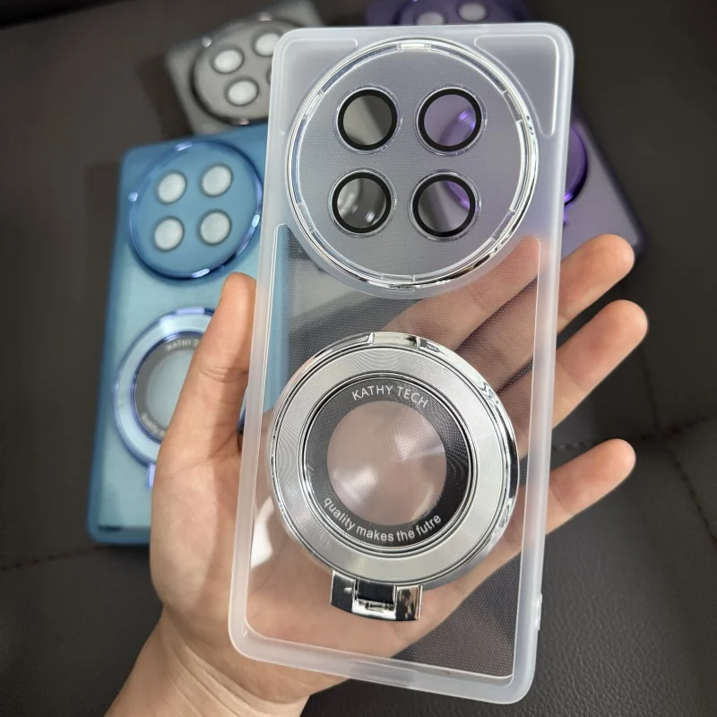 Funda para Honor Magic7 Lite X9C, soporte magnético de lujo, Airbag galvanizado, funda suave anticaída de TPU para parachoques Honor X60 Pro - imagen 2