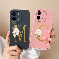 Funda Silicona Líquida Vivo Y28 4G – Letras Antigolpes