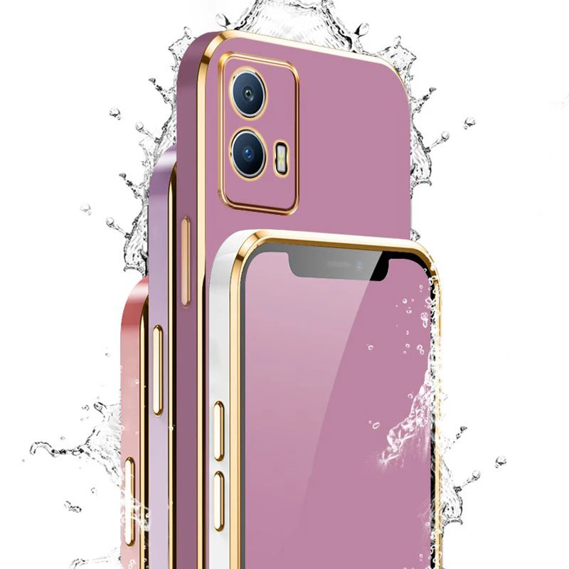 Funda para Motorola Moto G53 G73 G23 G16 G72 G62 G60S G60 G52 G82 G71S G50 Funda de silicona suave femenina chapada de lujo Carcasa - imagen 4