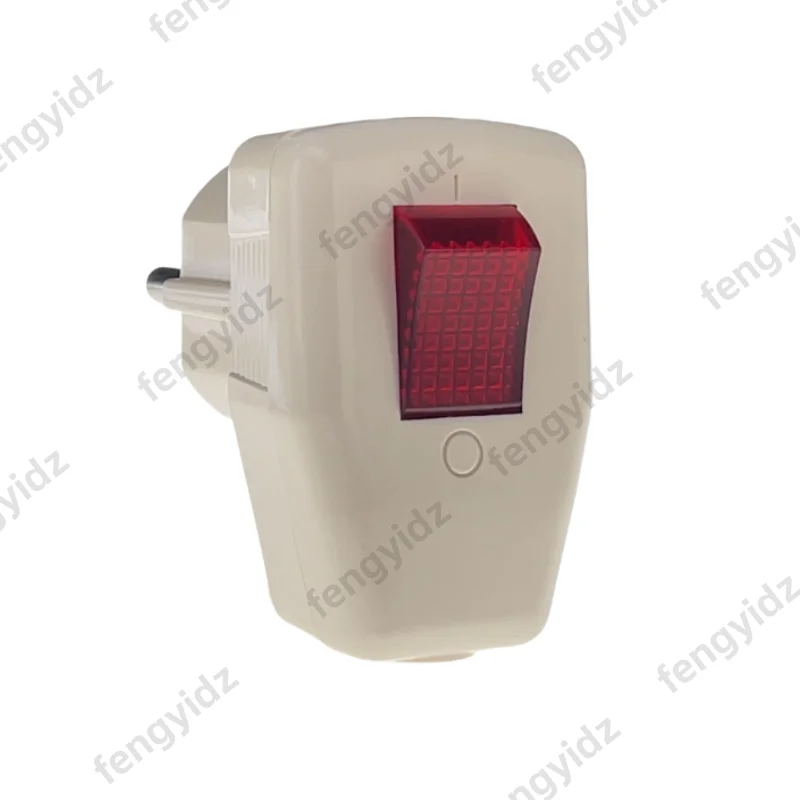 3 uds enchufe Schuko enchufe de alimentación recargable con interruptor estándar alemán 250V UE adaptador de enchufe eléctrico Schuko conector de cableado - imagen 4