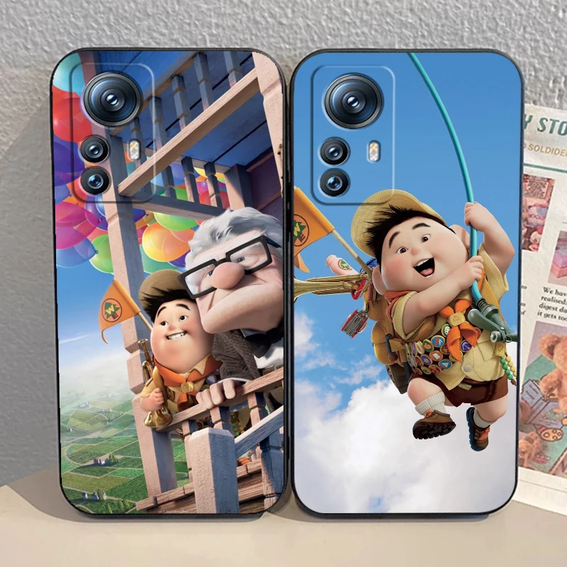 Disney Dream Travel Movie Up para Xiaomi Mi 14 13T 13 12T 12 11T 11i 11 10T 10 Pro Lite Ultra 5G, funda de teléfono de TPU negra - imagen 2