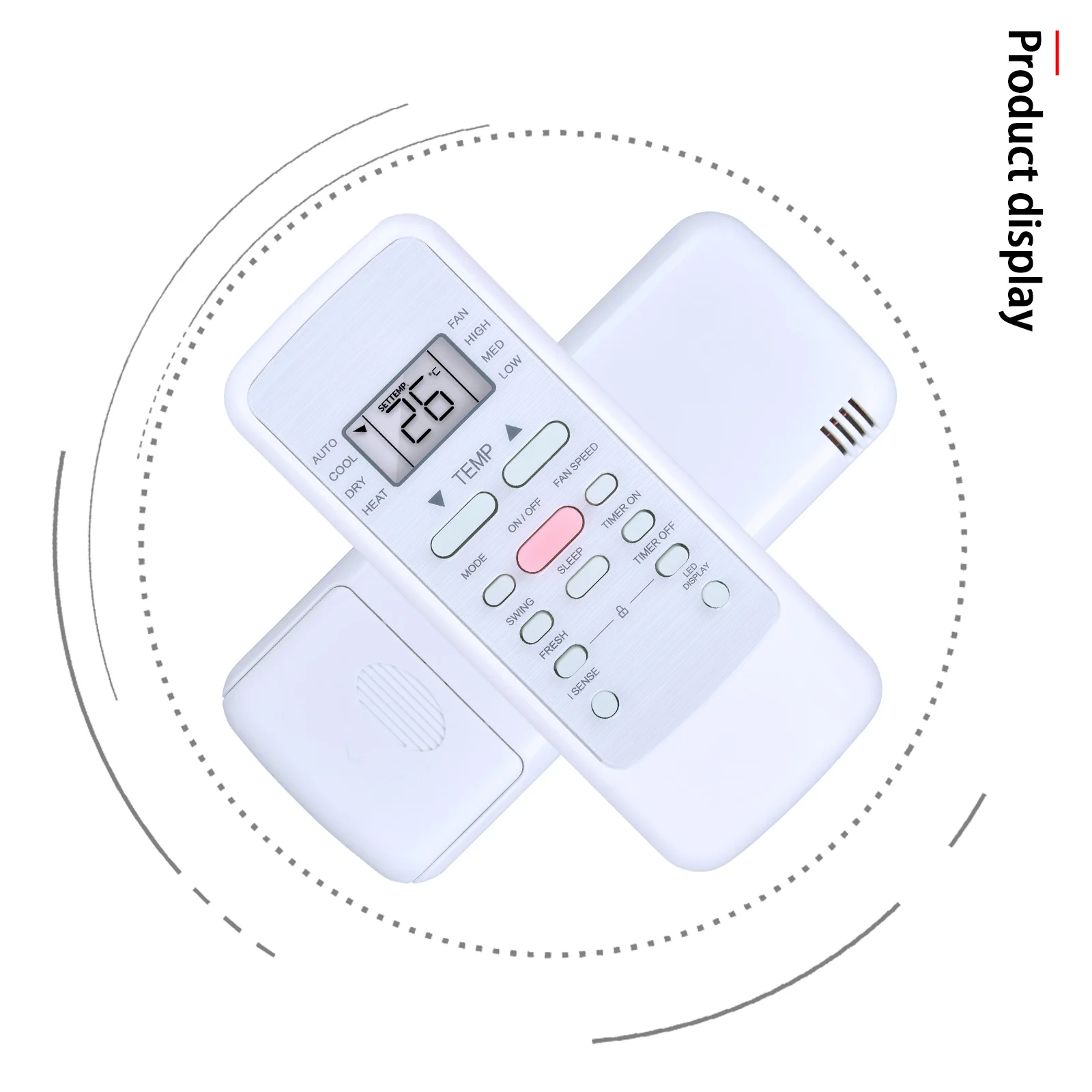 Nuevo Control remoto RG51 para aire acondicionado Midea RG51H1(2)/EF - imagen 3
